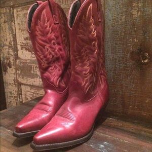 Red Laredo cowboy boots