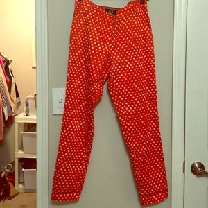 C Wonder Polka Dot Skinny Crop Size 8