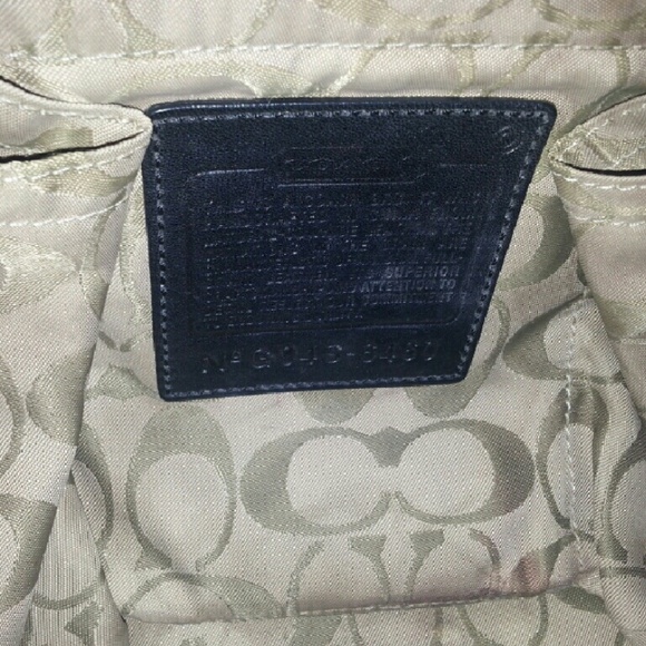 Big soft  black leather Coach Bag - Picture 2 of 4