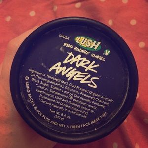 Lush cosmetics dark angels face and body cleanser