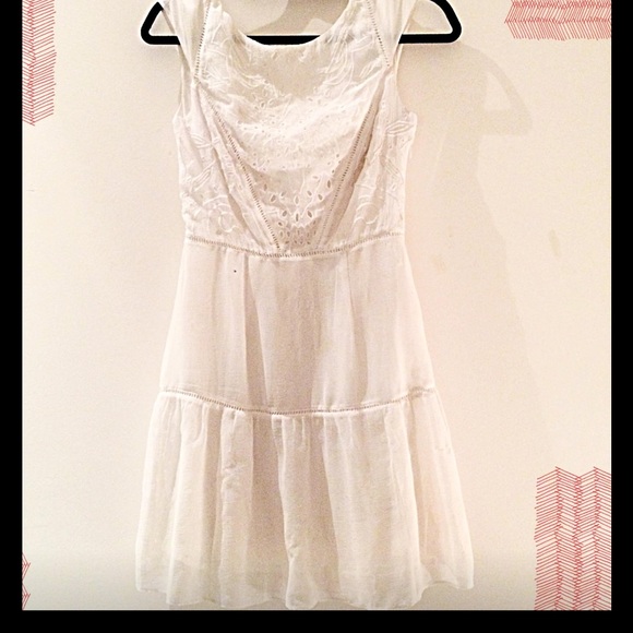 Beautiful white boho dress