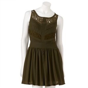 Fun olive green romper