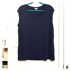 Navy Cap Sleeve GAP tee Size XL