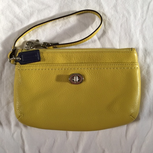 Coach Leather Wristlet