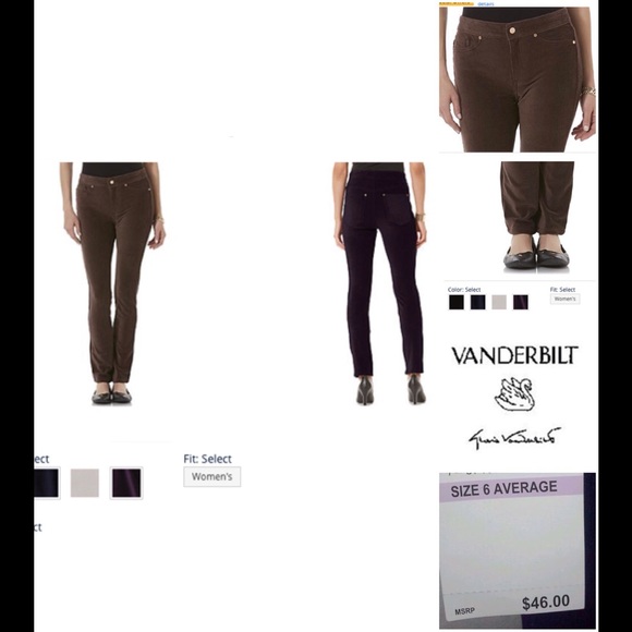 Gloria Vanderbilt stretch legging pants - Picture 2 of 4