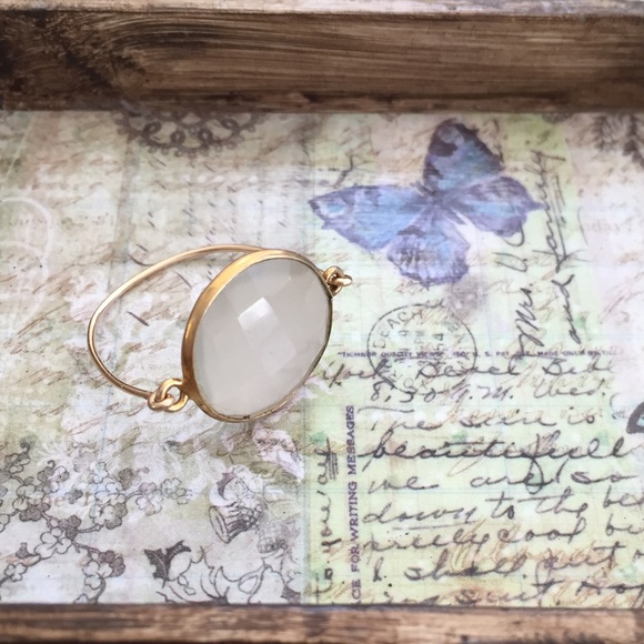 🆕Cloudy Quartz • Delicate Circle Ring