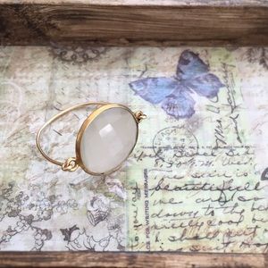 🆕Cloudy Quartz • Delicate Circle Ring