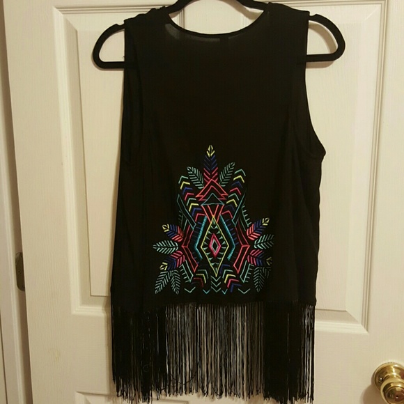 Boho style vest