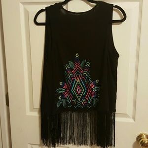 Boho style vest