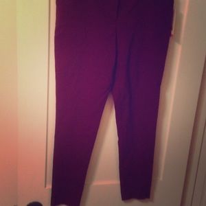 Cute maroon capris