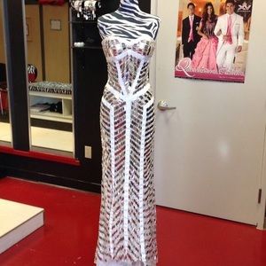 Sherri Hill Dress - 'Mirror' Sweetheart Beaded