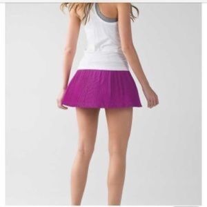 Lululemon Pleat to Street skirt
