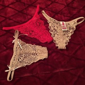 European lace G-string