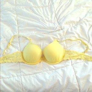 Yellow Victoria's Secret bra