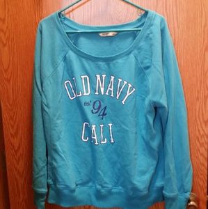 Blue old navy sweater