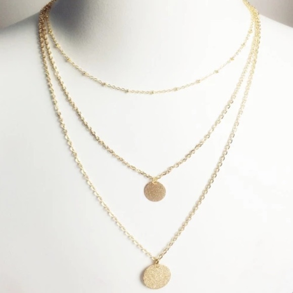 Multilayer Chain Necklace - Picture 2 of 3