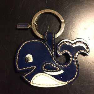 Coach Whale Keychain
