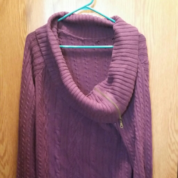 Gorgeous purple sweater dress
