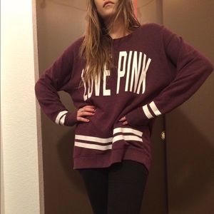 Victoria secret maroon sweater pullover