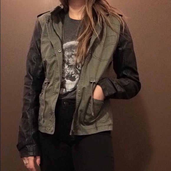 Camo leather jacket - Picture 1 of 1