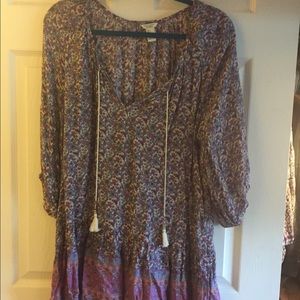 Forever 21 Baby doll dress beachy hippie