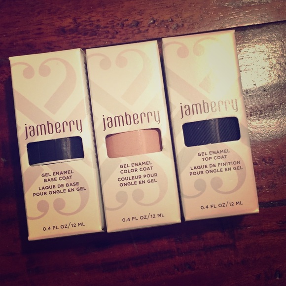 Jamberry base, polish, top coat TruShine gels-New!