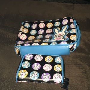 Bunny purse and wallet set