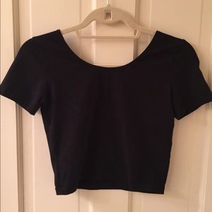 American apparel crop top