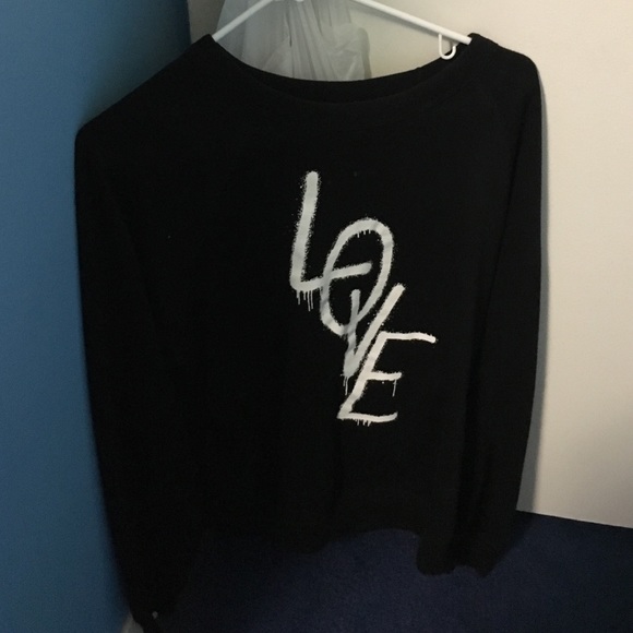Forever 21 LOVE Sweater - Picture 1 of 2