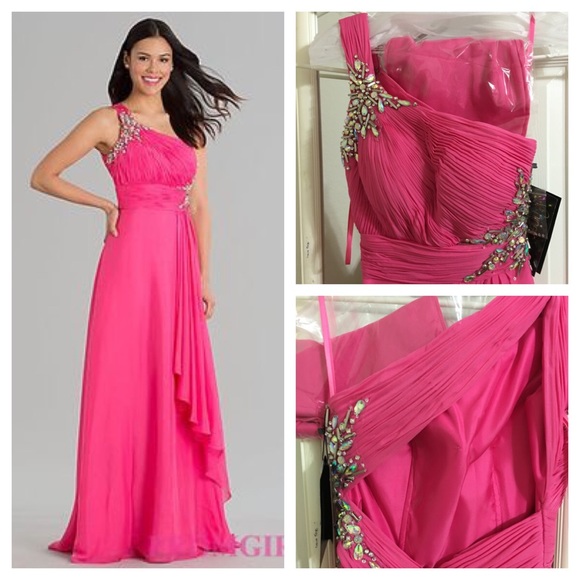 Right Shoulder Prom Dress