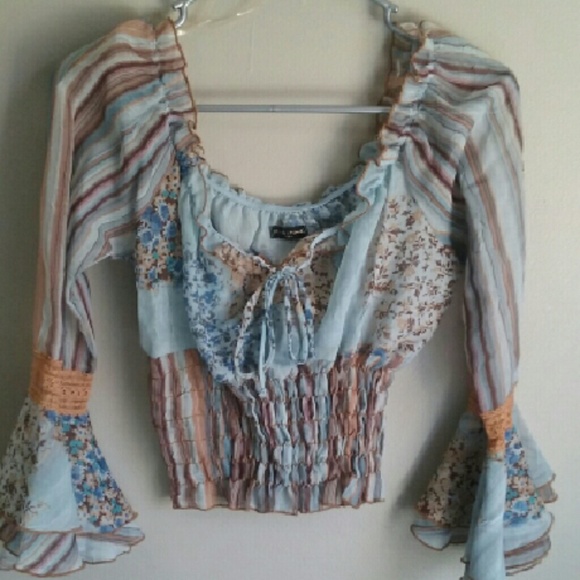 Peasant Crop Top