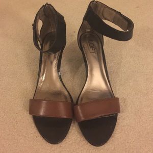 Ann Taylor Loft mini wedges