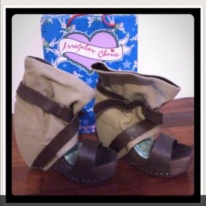 Irregular choice eat me whole wedge bootie!!!