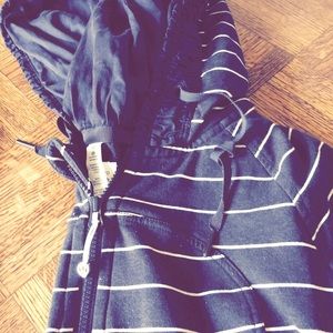 Lulu lemon navy stripe scuba hoodie