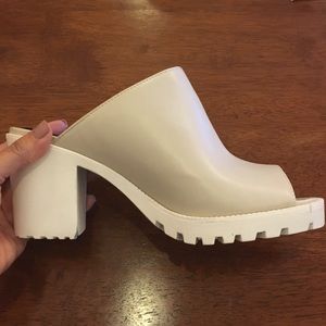 Mule sandal - treaded