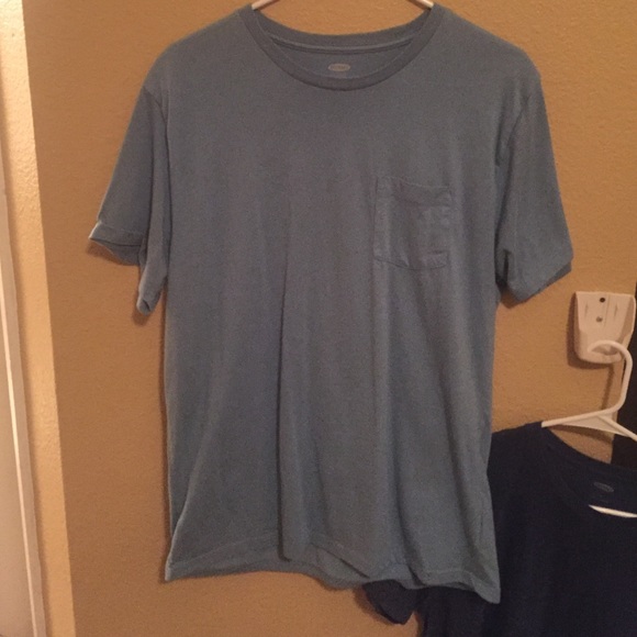 Light green and blue shirt