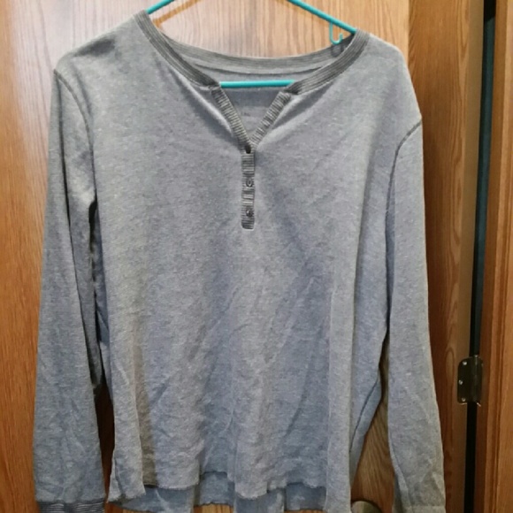 Gray pajama top