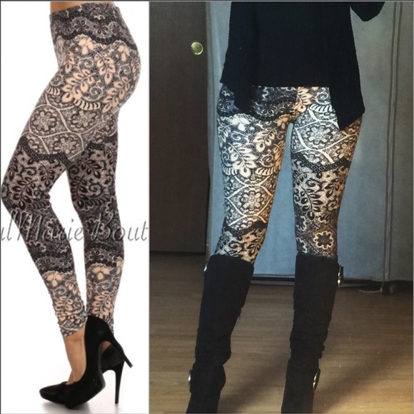 ValMarie Boutique Pants - 🆕 SOFTEST EVER SPRING LACE PRINT LEGGING