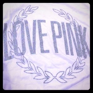 Victoria Secret Love PINK shirt bling