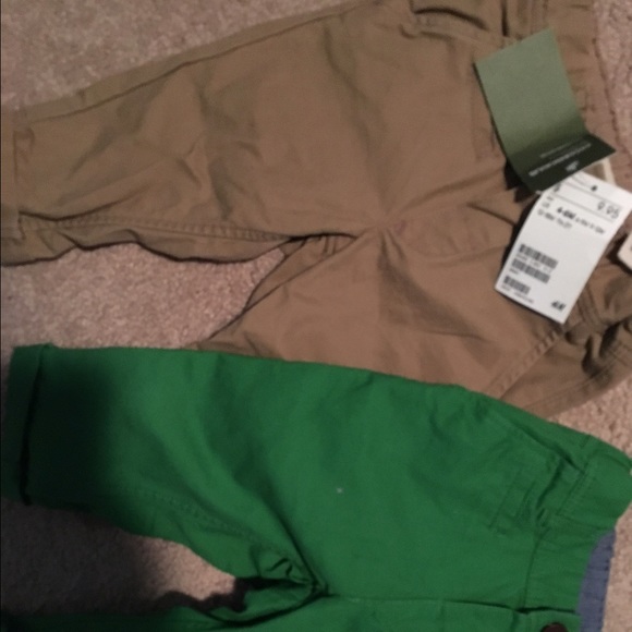baby boy green pants