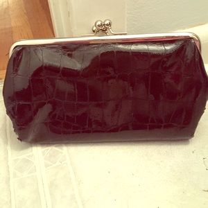 Black hobo style wallet