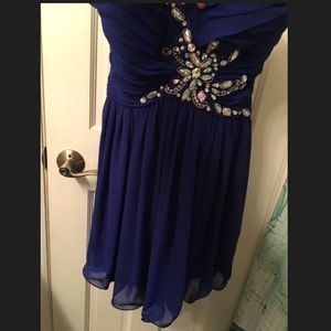 Royal blue homecoming/prom dress!