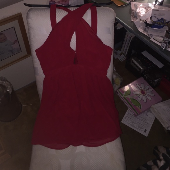 Red dress