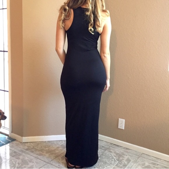 •RESTOCKED• Black Maxi Tank Dress - Picture 4 of 4