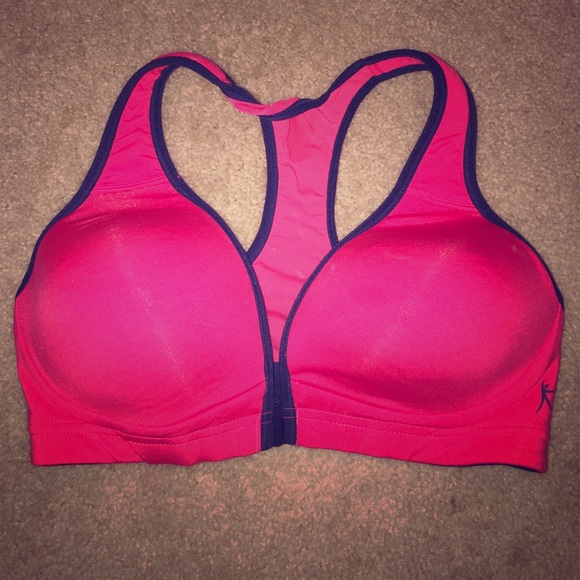 Red and black sports bra 36 C