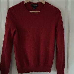 Red Brooks Brothers sweater