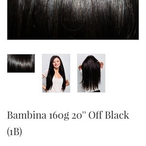 Bambina bellami extension off black