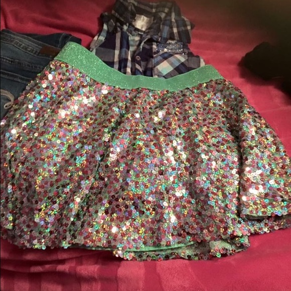💥💥SOLD💥💥Girls size 16 sparkling skort
