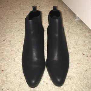 Black booties OBO