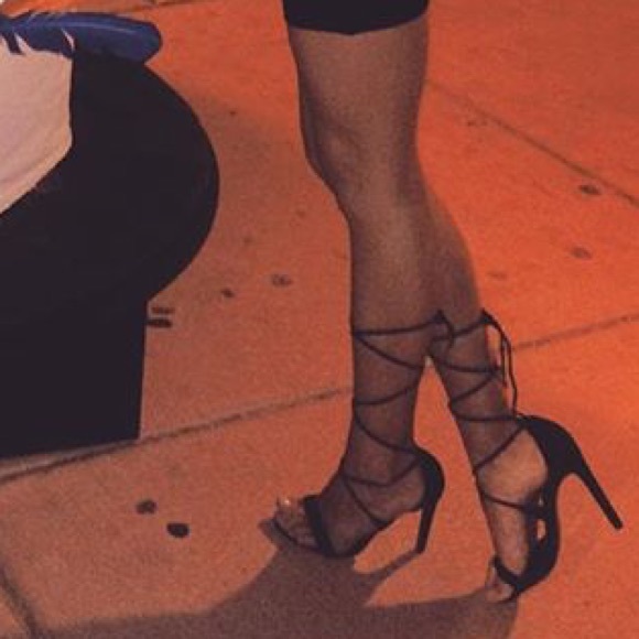 Steve Madden lace up heels
